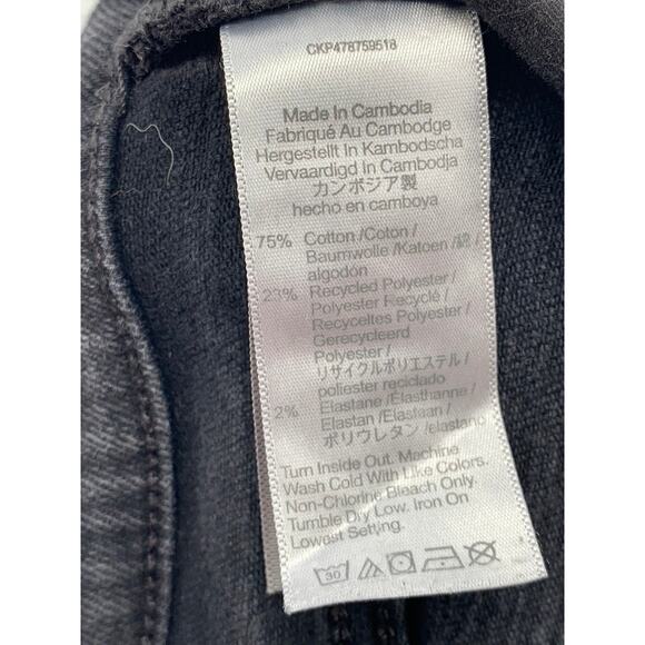 MADEWELL Women's Black Petite The Perfect Vintage Wide-Leg Jeans SZ 25P - Picture 11 of 11